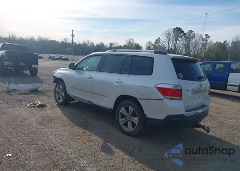 2012 Toyota Highlander Limited V6 z USA, uszkodzony, nr VIN 5TDDK3EH0CS101438